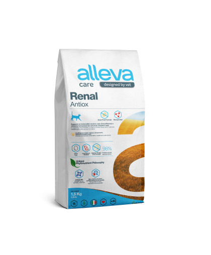  Аллева/Alleva Care Cat Adult Renal-Antiox корм для кошек для поддержки функции почек  1,5кг