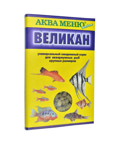  Аква-Меню Великан корм для рыб гранулы  35гр*45