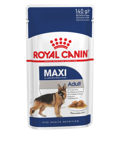  Роял Канин/Royal Canin Макси Эдалт корм для собак (соус)  140гр*10