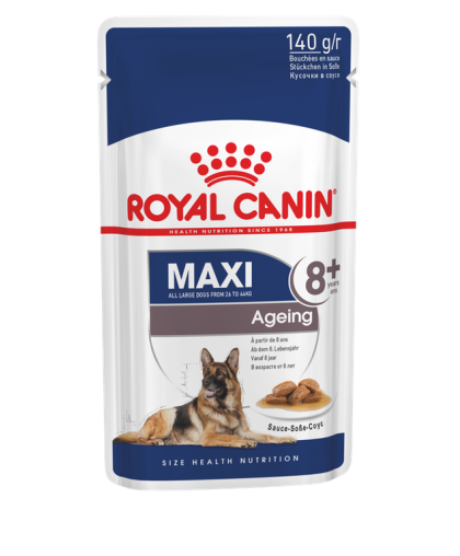  Роял Канин/Royal Canin Макси Эйджинг корм для собак 8+ (соус)  140гр*10