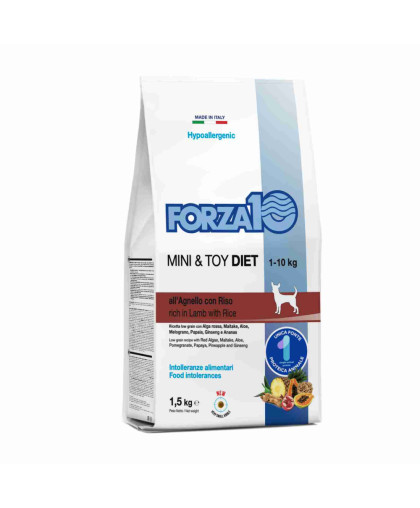  Форца10/Forza10 Diet корм для собак мелких пород Ягненок/рис  1,5кг