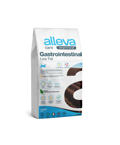  Аллева/Alleva Care Cat Gastrointestinal Low Fat корм для кошек при заболеваниях ЖКТ  1,5кг