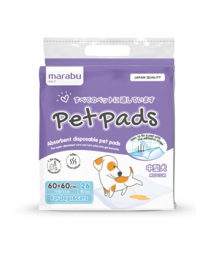  Пеленки гелевые Пэт Падс/PetPads  60*60см (в уп. 26шт) МИОКИ