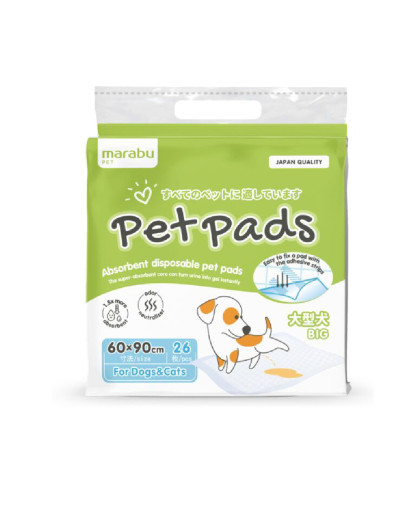  Пеленки гелевые Пэт Падс/PetPads  60*90см (в уп. 26шт) МИОКИ