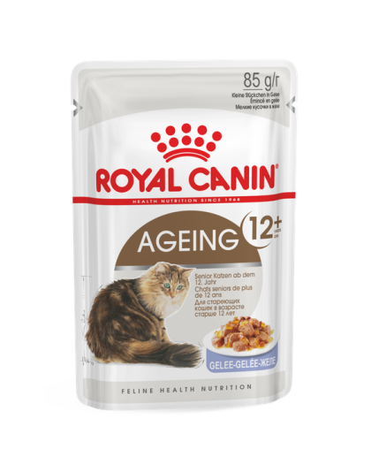  Роял Канин/Royal Canin Эйджинг корм для кошек +12 желе  85гр пауч