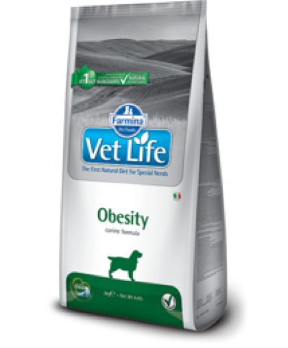  Фармина/Farmina Vet Life Dog Obesity корм для собак при ожирении, сахарном диабете  2кг