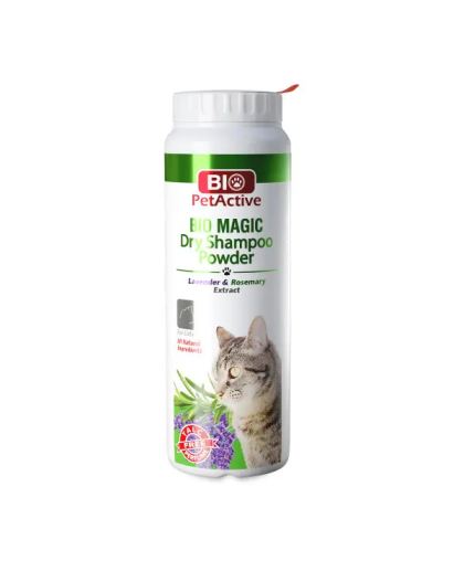  Шампунь сухой BioPetActive Bio Magic для кошек с экстрактом Лаванды и Розмарина  150гр*6