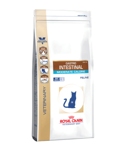  Роял Канин/Royal Canin  400гр корм для кошек Гастроинтестинал Модер Калор