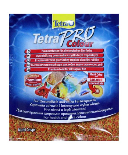  TetraPro Color корм для декоративных рыб чипсы  12гр