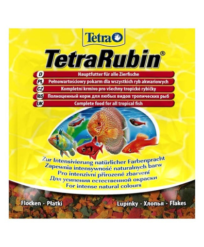  Tetra Rubin Sachet корм для рыб для усиления окраса хлопья  12гр