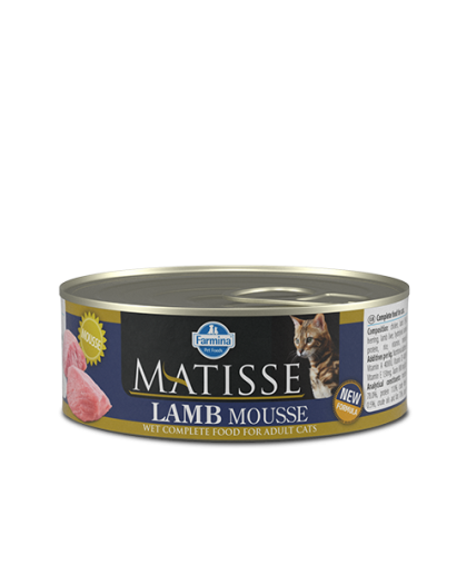  Фармина/Farmina  консервы Matiess Mousse Lamb корм для кошек мусс с Ягнёнком  85гр