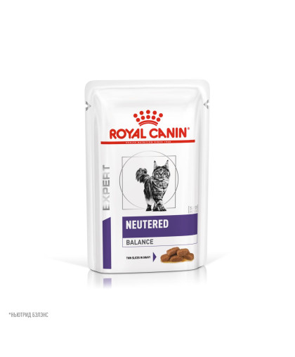  Роял Канин/Royal Canin пауч  85гр корм для кошек Ньютрид Бэлэнс, стерил склонных к набору веса