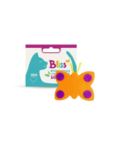 Игрушка для кошек фетровая Бабочка с кошачей мятой Bliss