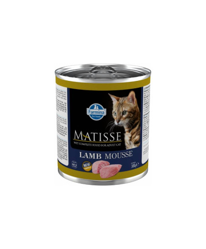  Фармина/Farmina  консервы Matiess Mousse Lamb корм для кошек мусс с Ягнёнком  300гр