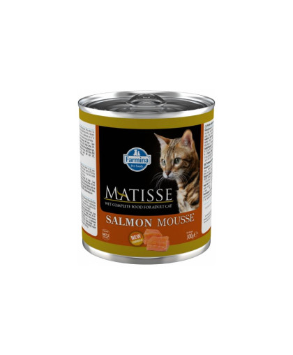  Фармина/Farmina  консервы Matiess Mousse Salmon корм для кошек мусс с Лососем  300гр