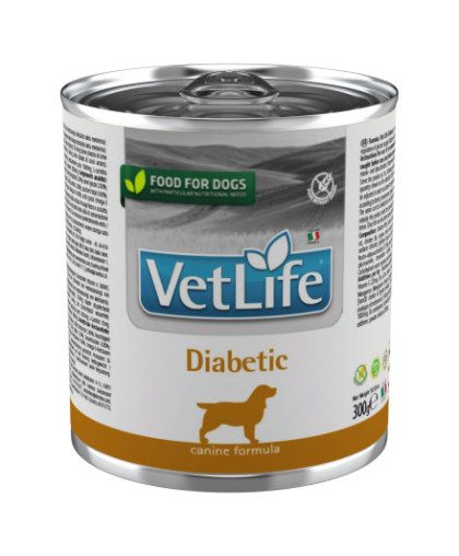  Фармина/Farmina  консервы Vet Life Dog Diabetic корм для собак при диабете  300гр*6