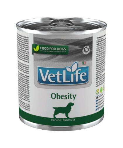  Фармина/Farmina  консервы Vet Life Dog Obesity корм для собак при ожирении  300гр*6