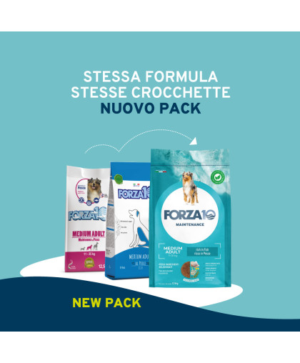 Форца10/Forza10 Maintenance Корм для собак средних пород Рыба12кг