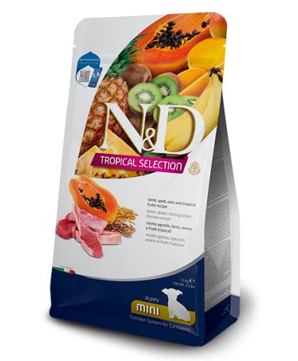 Фармина/Farmina N&D Tropical Selection корм для щенков мелких пород Ягненок 1,5кг Фармина/Farmina N&D Tropical Selection корм для щенков мелких пород Ягненок 1,5кг