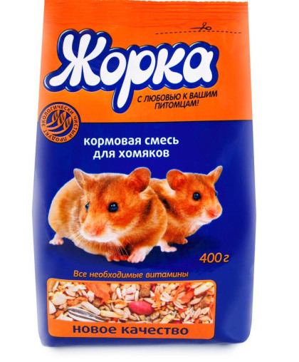  Жорка корм для хомяков  400гр пакет*10