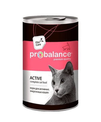  Пробаланс/Probalance Active конс для кошек активных  415гр*12