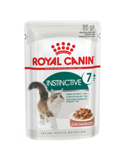  Роял Канин/Royal Canin пауч  85гр корм для кошек Инстинктив +7 кусочки в соусе*12