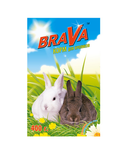  Брава/BraVa корм для кроликов  400гр*14