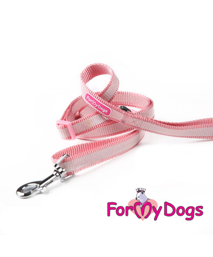  Поводок для собак рМ розовый  2*180см Formydogs