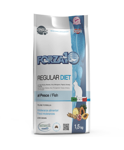  Форца10/Forza10 Diet Корм для кошек гипоаллергенный Рыба  1,5кг