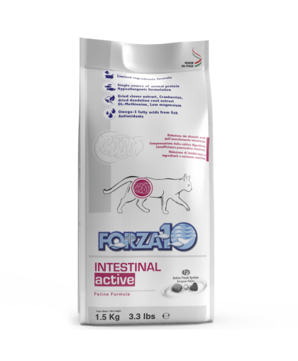  Форца10/Forza10 Intestinal корм для кошек с расстройствами ЖКТ Рыба  1,5кг