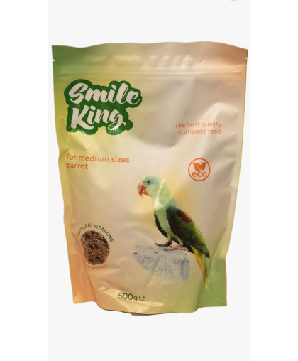  Смайл Кинг/Smile King корм для средних попугаев  500гр*8