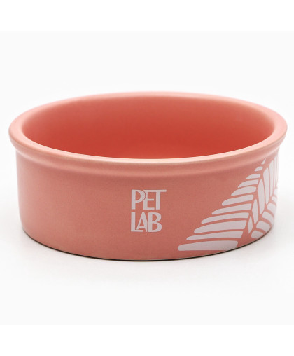  Миска керамическая  200мл розовая Pet Lab