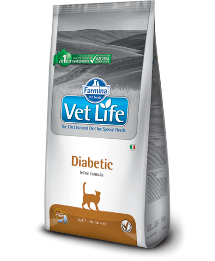  Фармина/Farmina Vet Life Cat Diabetic корм для кошек при сахарном диабете  400гр