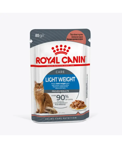  Роял Канин/Royal Canin пауч  85гр корм для кошек Лайт вейт кэа соус*28