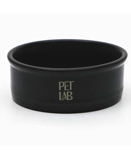  Миска керамическая  200мл черная Pet Lab