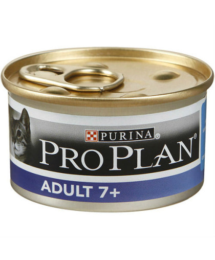  Про План/Pro Plan  консервы  85гр корм для кошек Adult 7+ Тунец мусс*24