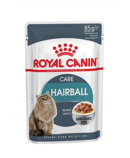  Роял Канин/Royal Canin Интенс Хэйрболл корм для кошек вывод комочков шерсти соус  85гр*12