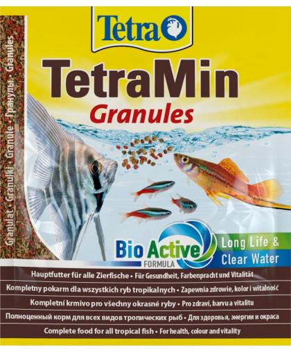  TetraMin Granules корм для декоративных рыб всех видов гранулы  15гр