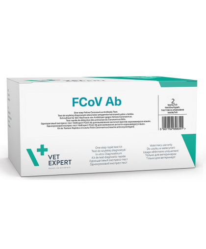 Экспресс-тест VetExpert FCoV Ab для выявлен. инфекцион.перитонита кошек(антител.корон)/уп-2 теста