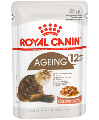  Роял Канин/Royal Canin AGEING пауч  85гр корм для пожилых кошек 12+ соус*28