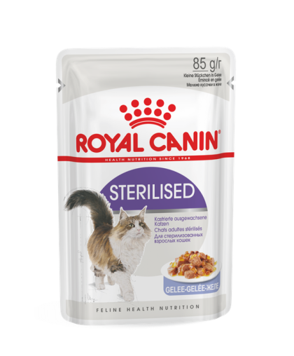  Роял Канин/Royal Canin пауч  85гр корм для кошек Стерилайзд желе*12