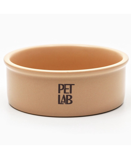  Миска керамическая  200мл бежевая Pet Lab