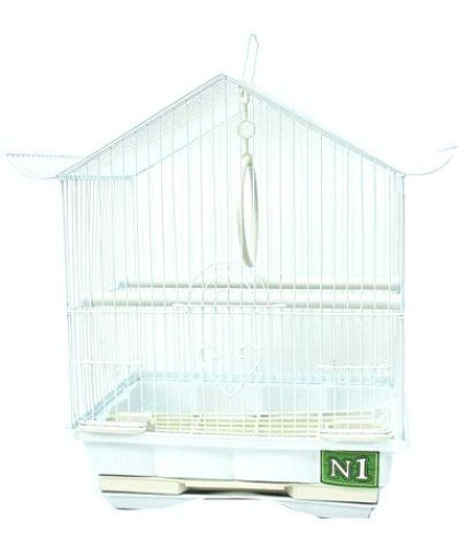  Клетка для птиц №1 пагода укомплект  30*23*39см Уют